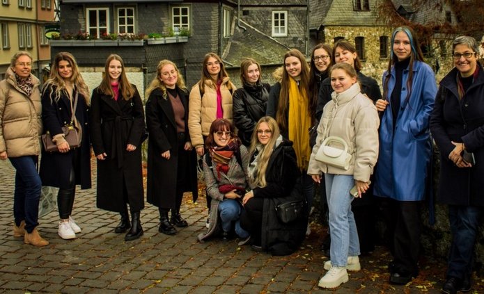 Studentki w Giessen (fot. Justyna Styś) Studentki w Giessen