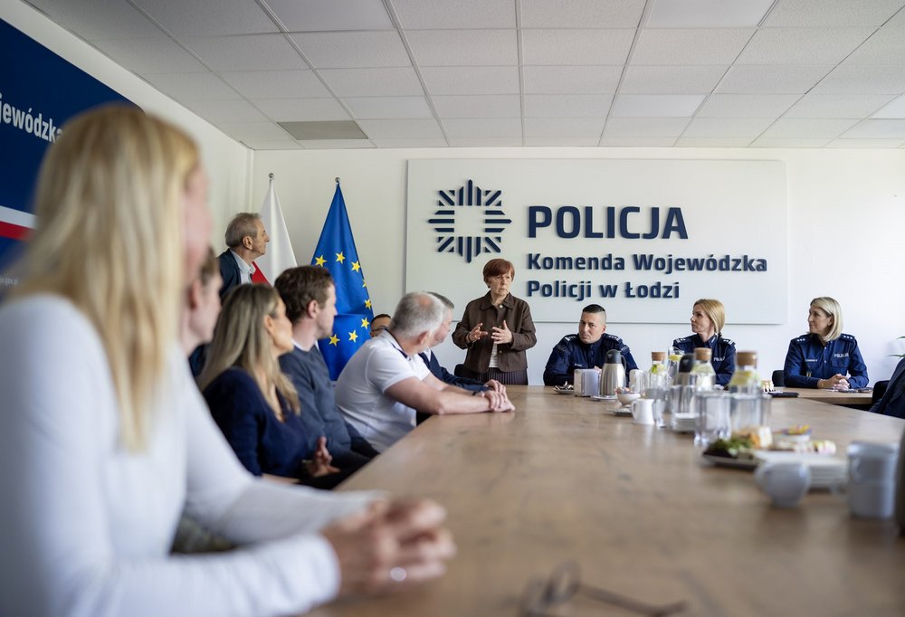 zdjęcie ze spotkania w KWP