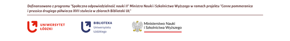 Logotypy instytucji: UŁ, BUŁ i MNiSW