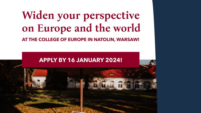 College of Europe grafika nt. rekrutacji